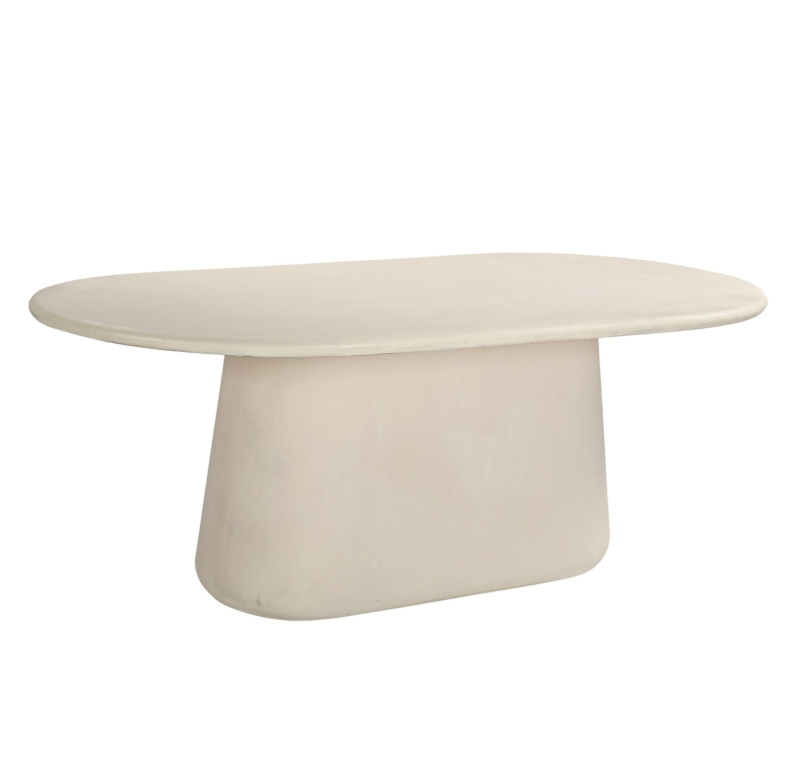 Eettafel Ovaal Beton Ciré Romy 160 cm