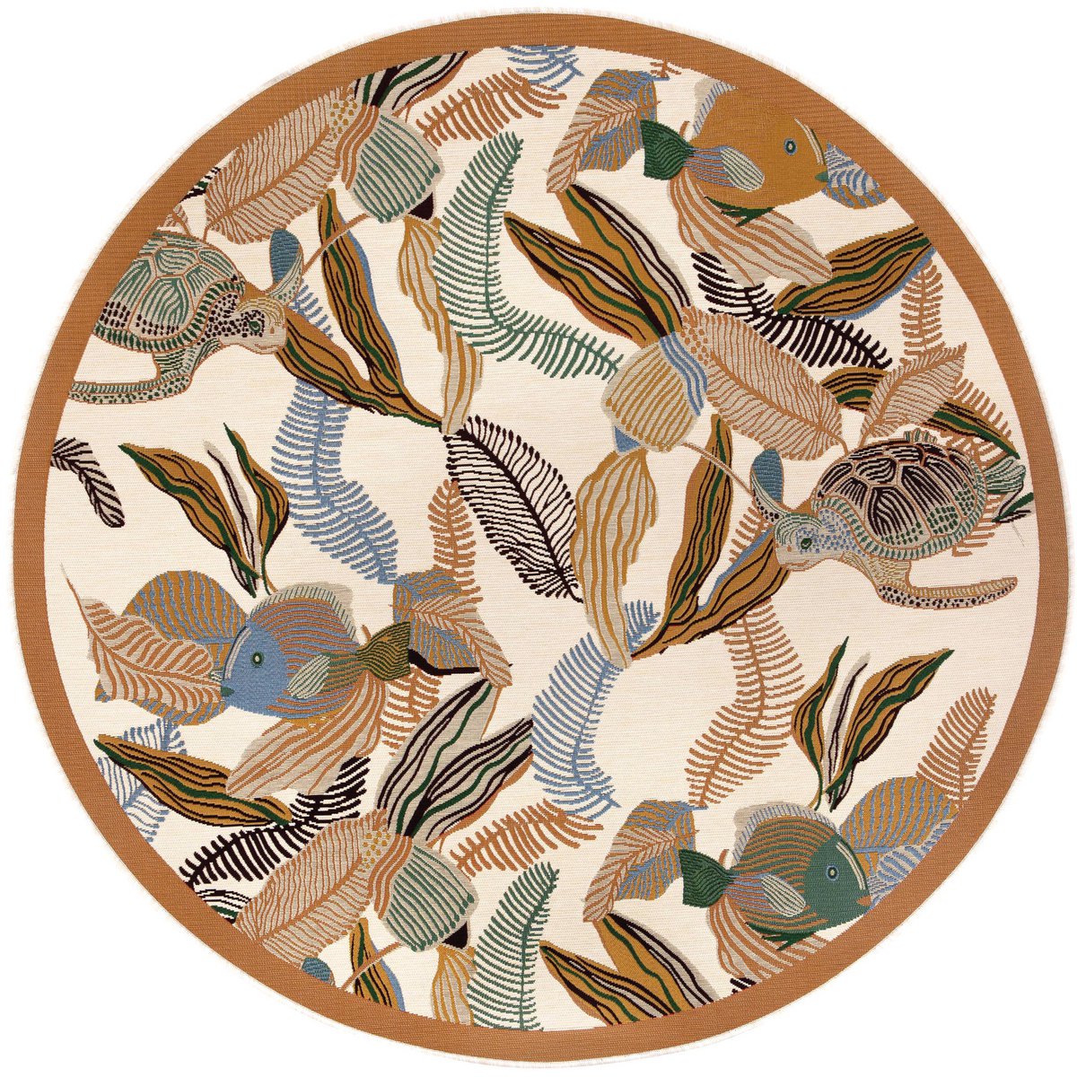 Dori Buiten Tapijt Papaya Diameter 160 cm