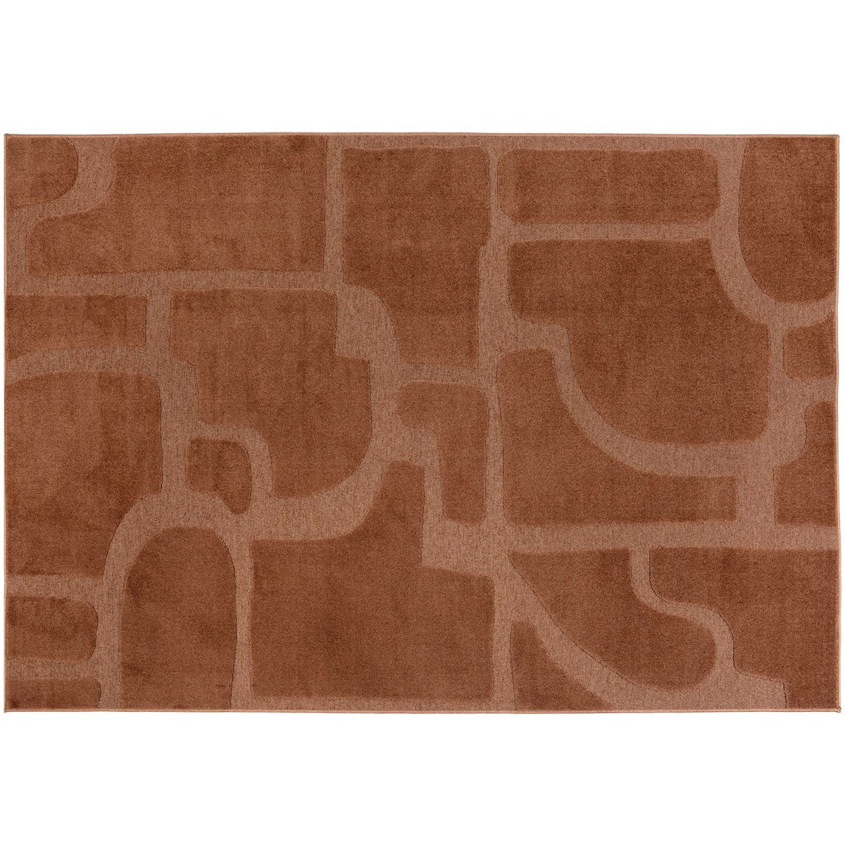 Marla Terracotta gerecycled tapijt 200 x 290
