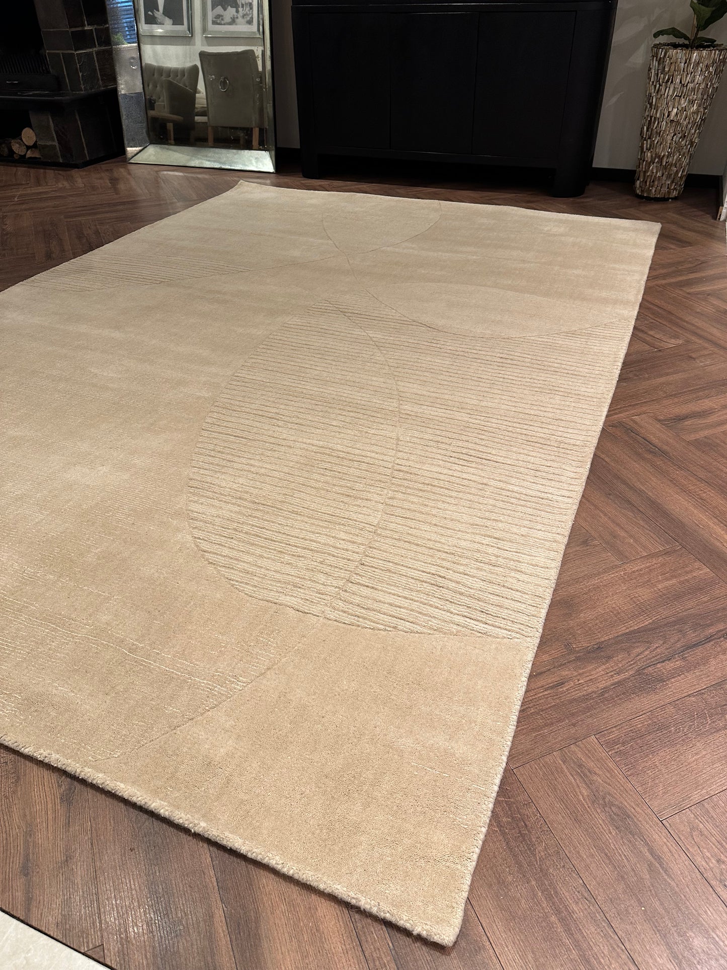 Vloerkleed Calvi by Brinker Beige