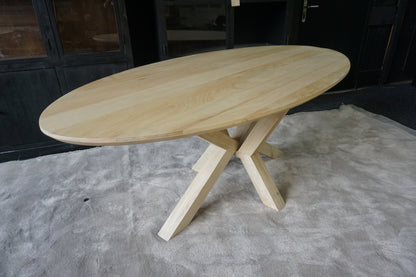 Eettafel Onno Naturel Ovaal 200cm (Showmodel)