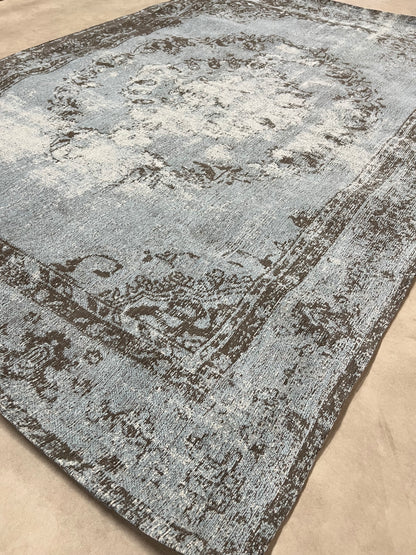 Vloerkleed superb sky blue 160x230cm