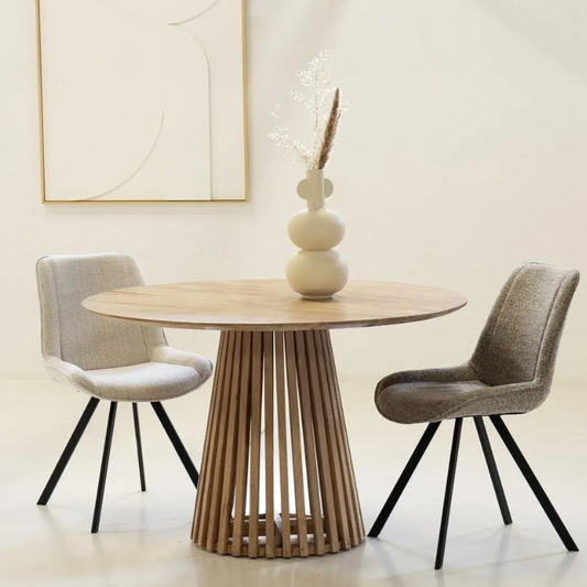 Eettafel Naturel Rond Acaciahout 120cm