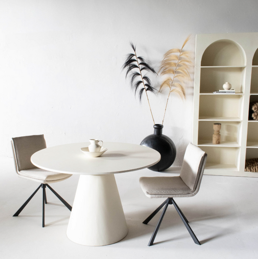 Eettafel Beton Ciré Shell 120 cm