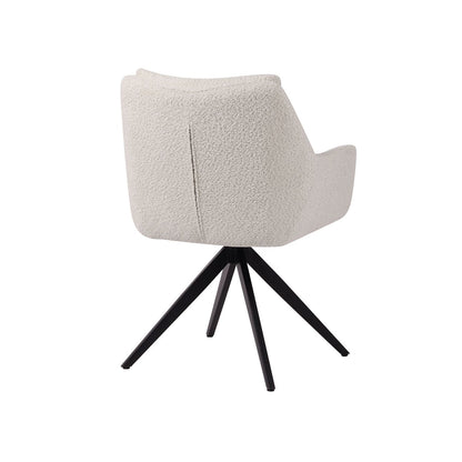 Bouclé Draaifauteuil – 360° Comfortabele Stoel met Luxe Design