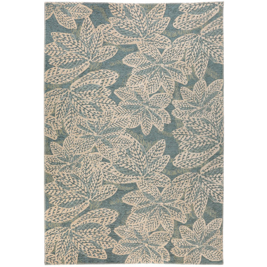 Ariane buiten gerecycled tapijt Staal 160 x 230